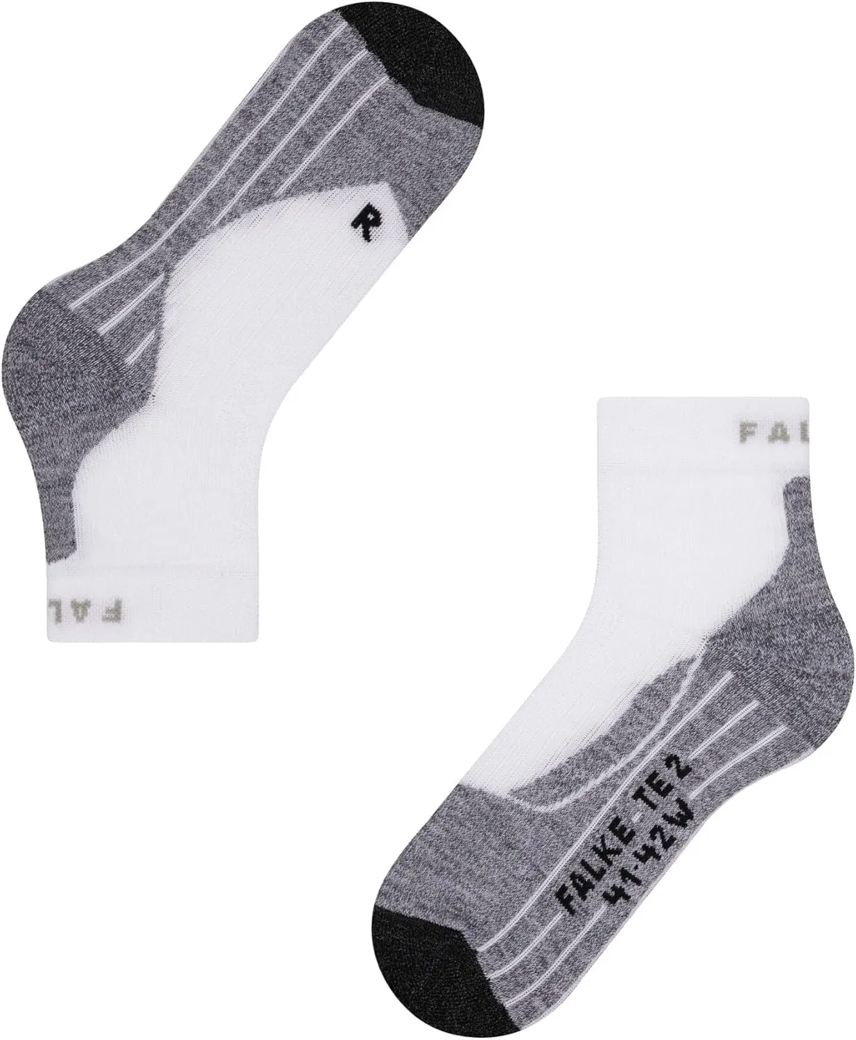 FALKE Women's TE2 Short Tennis Socks, Quarter, Stabilizing, 1 Pair