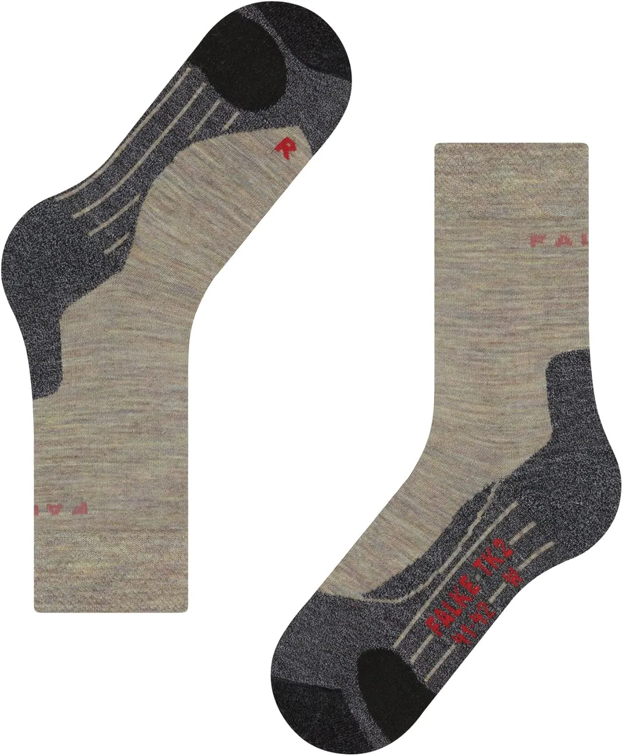 FALKE Women's TK2 Explore Melange Hiking Socks, 1 Pair