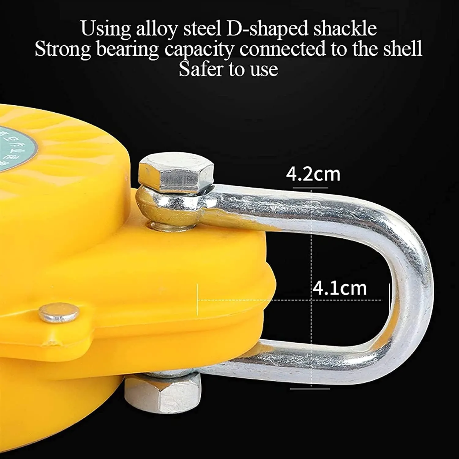 Fall Protection Self Retracting Lifelines,Retractable Lanyard Fall Protection Auto Belay Device for Roof Construction and Tree House Construction,Bearing 150KG(40m)