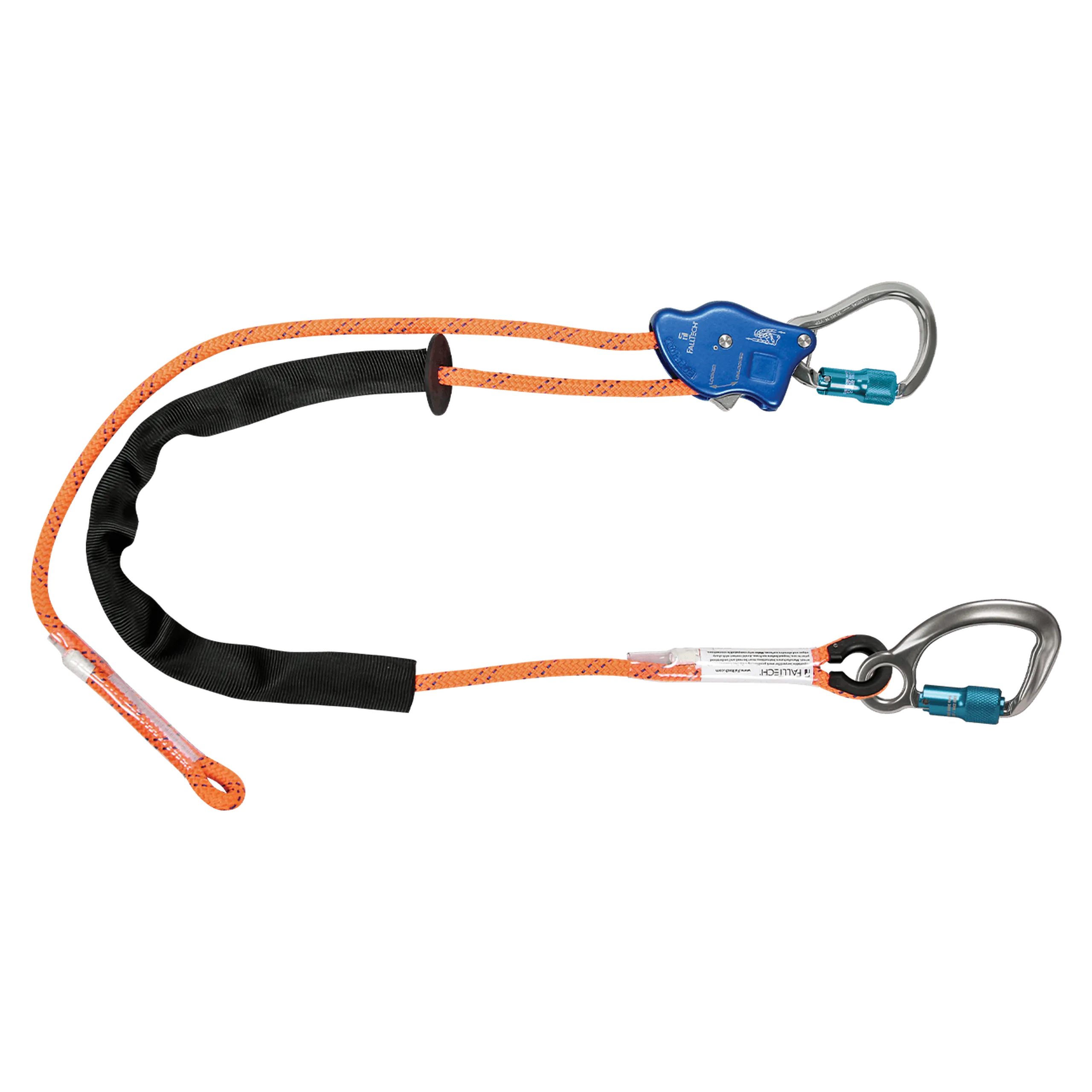 FallTech 8165E Tower Climber® Rope Positioning Lanyard with Aluminum Adjuster with Aluminum Carabiners (each)