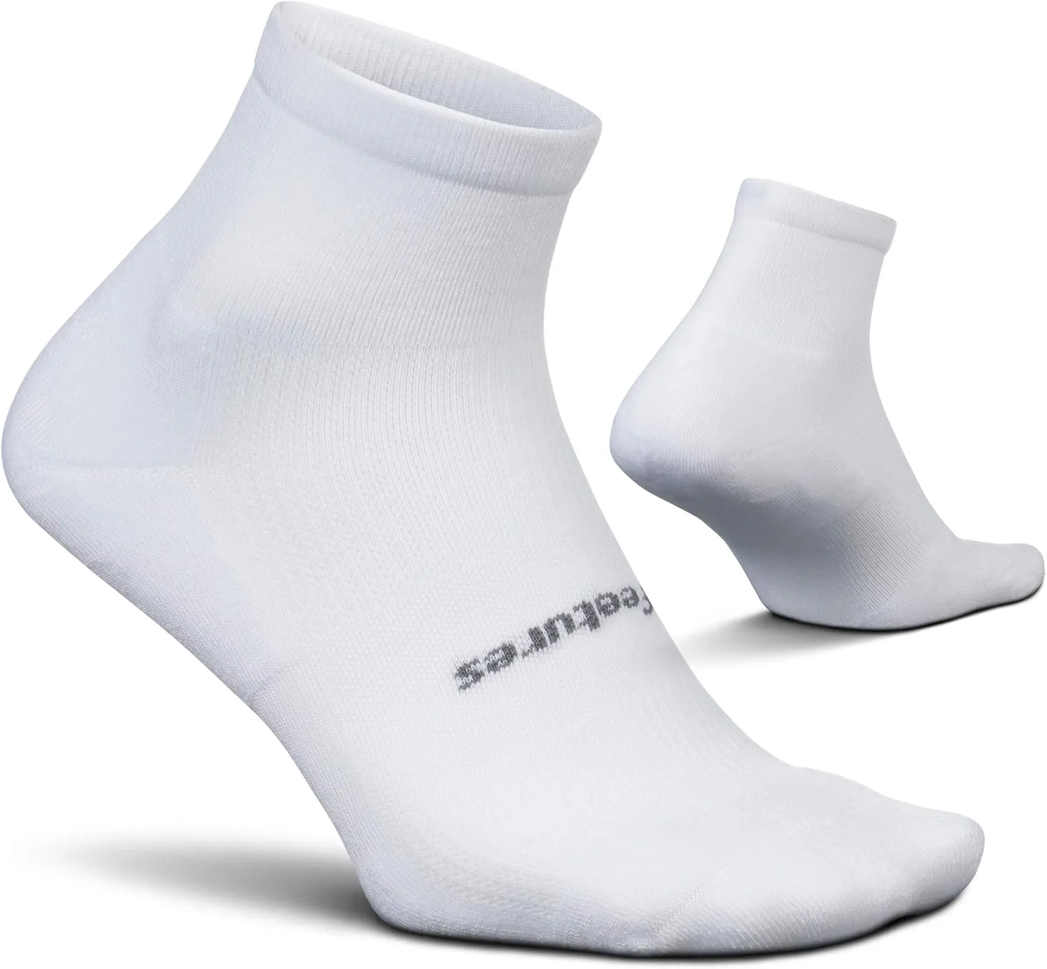 Feetures High Performance Max Cushion Quarter Sock for Women & Men - Moisture-Wicking Athletic Socks - (1 Pair)
