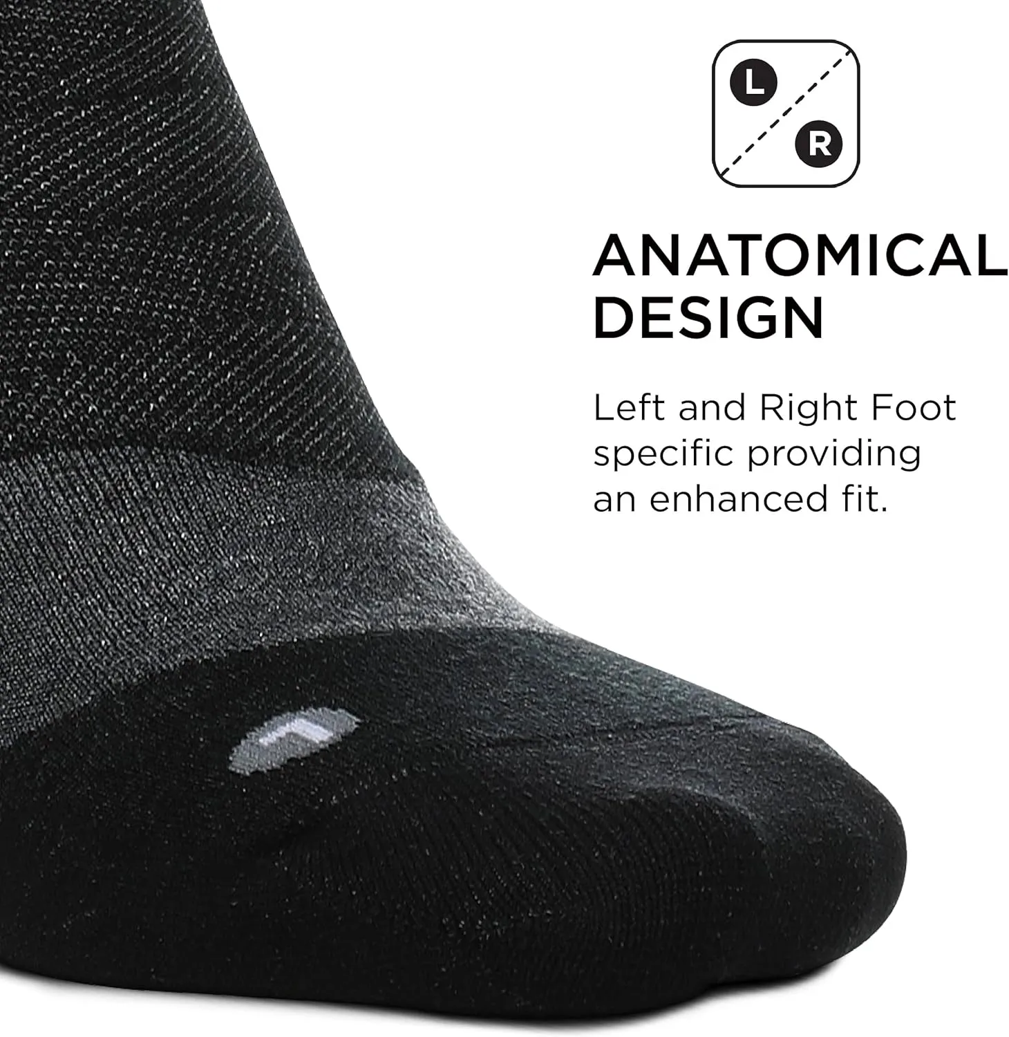 Feetures Merino 10 Cushion Quarter Sock Stripe (1 Pair)