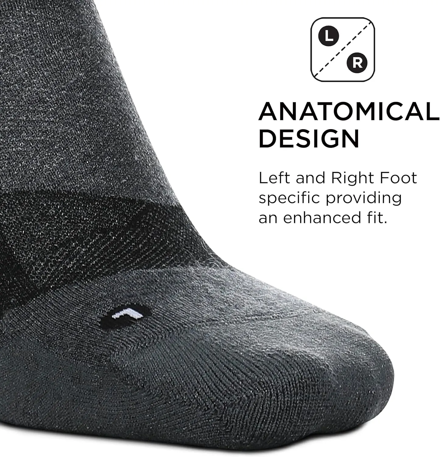 Feetures Merino 10 Cushion Quarter Sock Stripe (1 Pair)