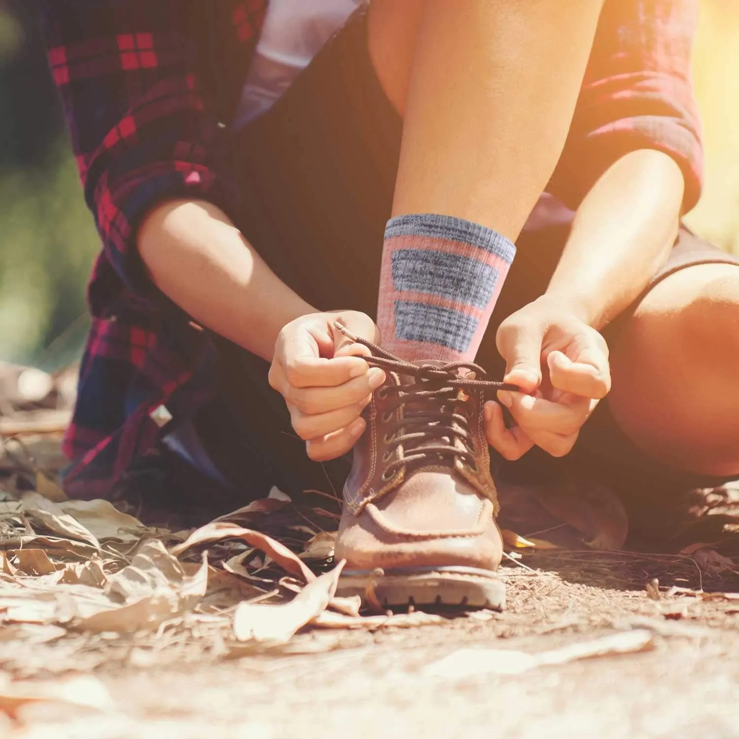 FEIDEER Hiking Walking Socks For Women, Multi-pack Outdoor Recreation Socks Moisture Wicking Crew Socks