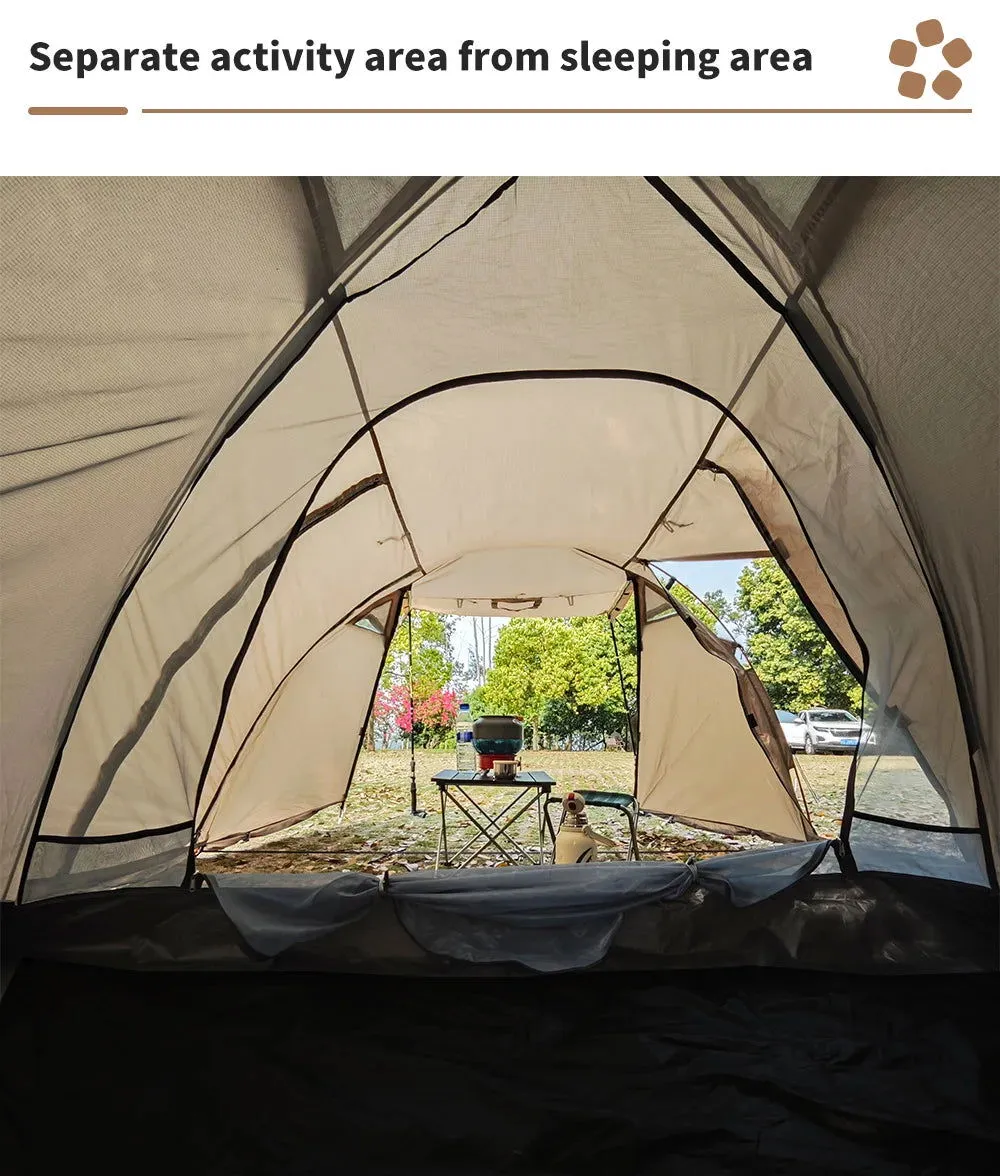 Fireproof 2-Person Hot Tent – Waterproof 4-Season Tent with Stove Jack & Snow Skirt for Camping, Hiking, and Hunting
