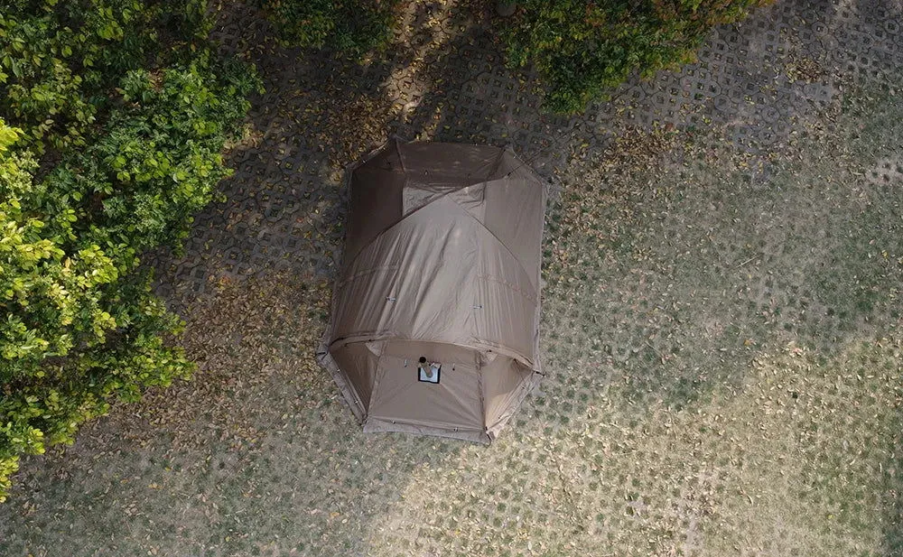 Fireproof 2-Person Hot Tent – Waterproof 4-Season Tent with Stove Jack & Snow Skirt for Camping, Hiking, and Hunting