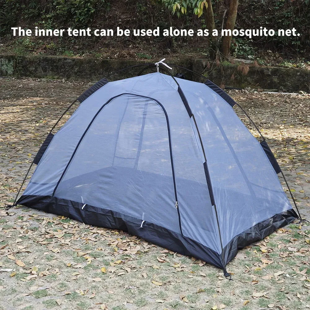 Fireproof 2-Person Hot Tent – Waterproof 4-Season Tent with Stove Jack & Snow Skirt for Camping, Hiking, and Hunting