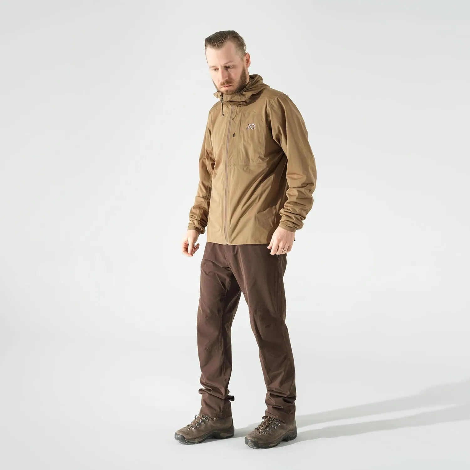 First Lite Men’s FlashStorm Jacket - 3-Layer Ultralight Waterproof Rain Coat for Hunting & Fishing