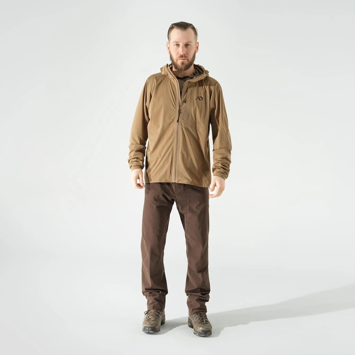 First Lite Men’s FlashStorm Jacket - 3-Layer Ultralight Waterproof Rain Coat for Hunting & Fishing