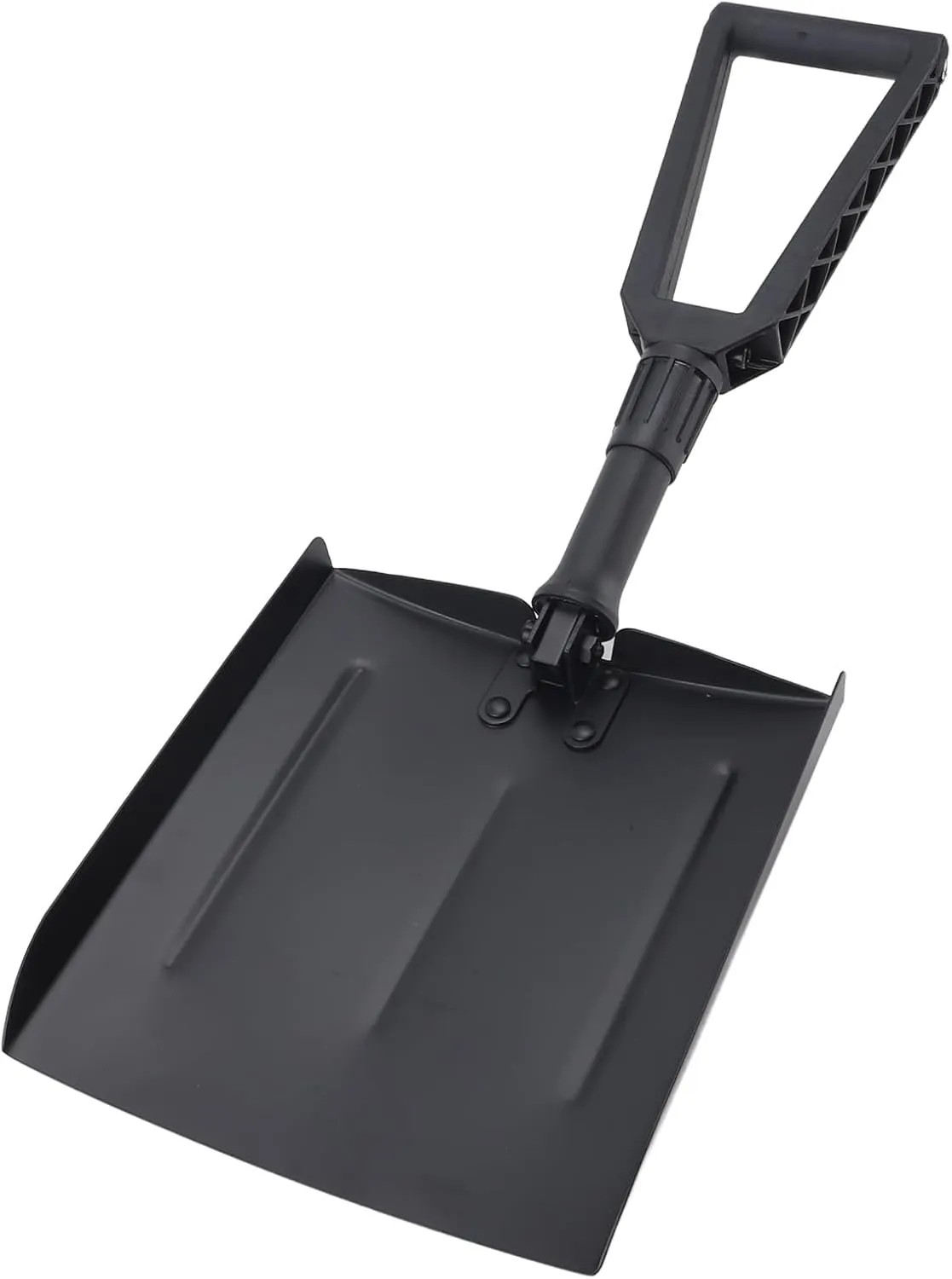 Folding Shovel, Foldable Ice Shovel, Folding Survival Shovel with D Shaped Handle, Portable Shovel for Home Use Industrial Cleaning Outdoor Snow Removal