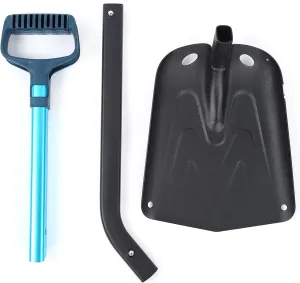 Folding Snow Shovel, Aluminium Alloy Long Handle Folding Snow Mud Shovel, Outdoor Multifunction Folding Shovel, Portable Folding Snow Shovel, for Climbing Camping Tool