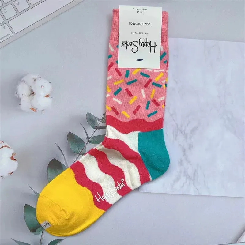 Four Seasons Pure Cotton  Women's Mid-Tube Moisture Wicks And Sweat Sports Socks