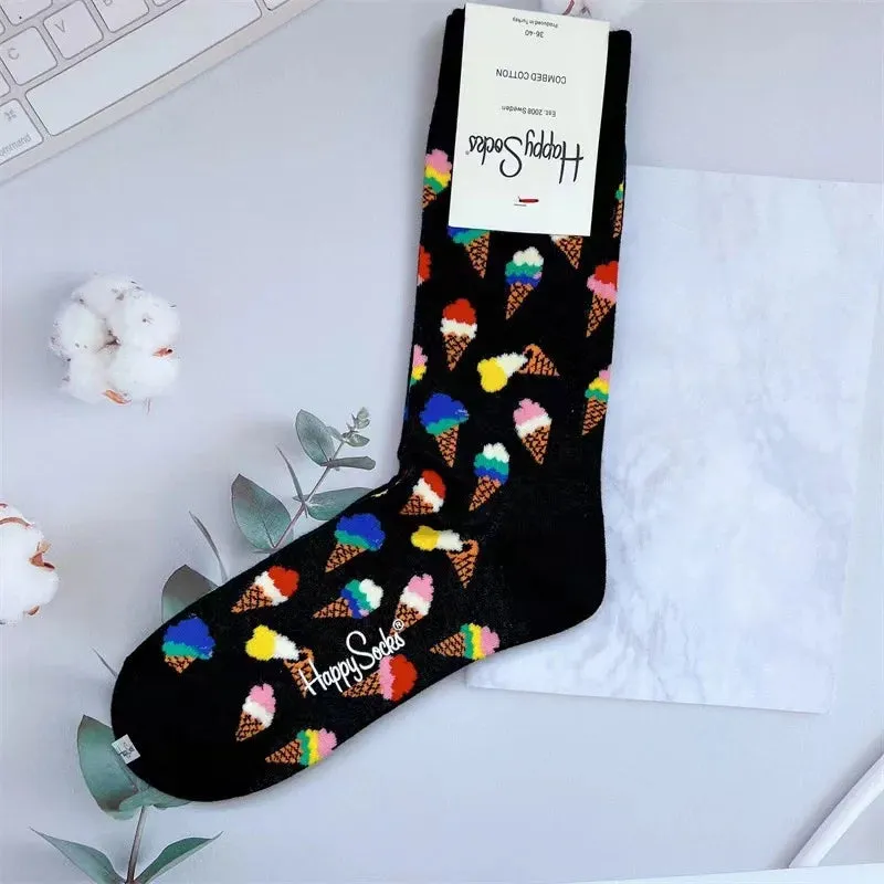 Four Seasons Pure Cotton  Women's Mid-Tube Moisture Wicks And Sweat Sports Socks