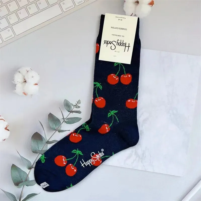Four Seasons Pure Cotton  Women's Mid-Tube Moisture Wicks And Sweat Sports Socks
