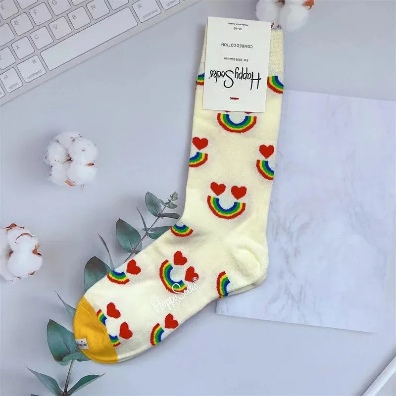 Four Seasons Pure Cotton  Women's Mid-Tube Moisture Wicks And Sweat Sports Socks