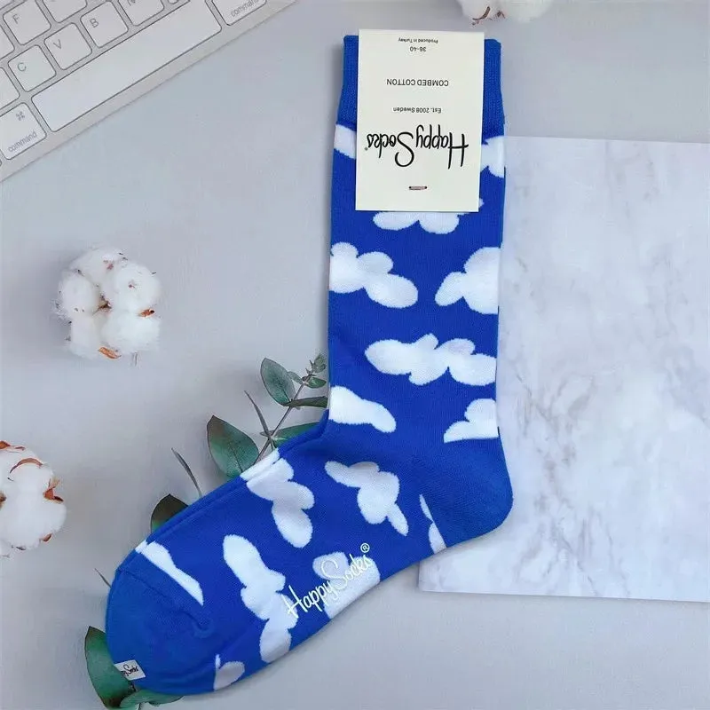 Four Seasons Pure Cotton  Women's Mid-Tube Moisture Wicks And Sweat Sports Socks