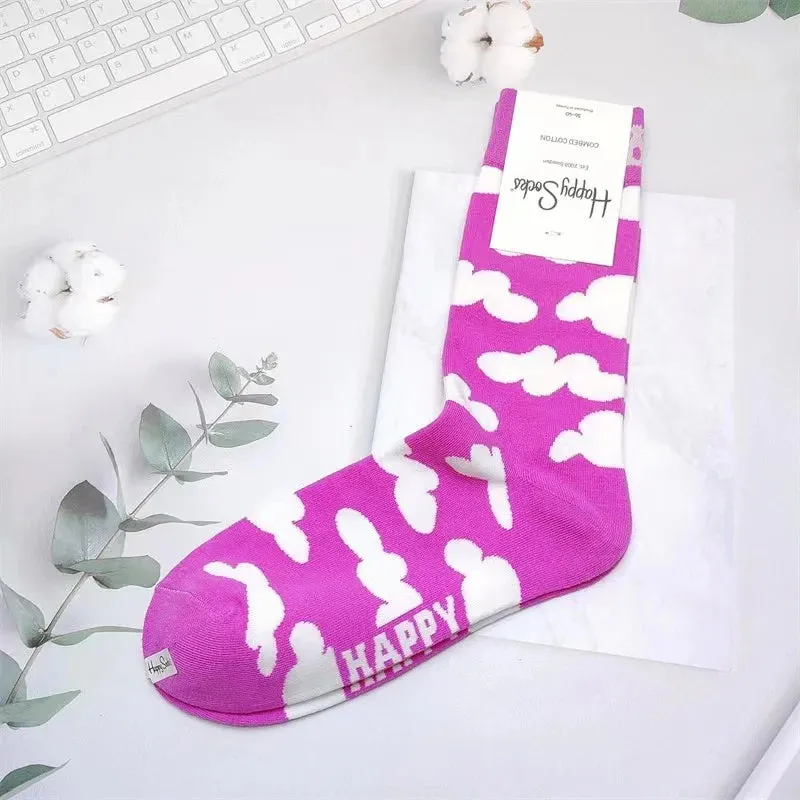 Four Seasons Pure Cotton  Women's Mid-Tube Moisture Wicks And Sweat Sports Socks