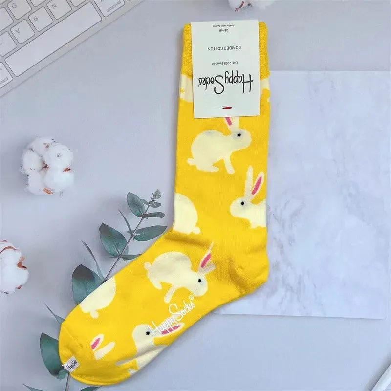 Four Seasons Pure Cotton  Women's Mid-Tube Moisture Wicks And Sweat Sports Socks