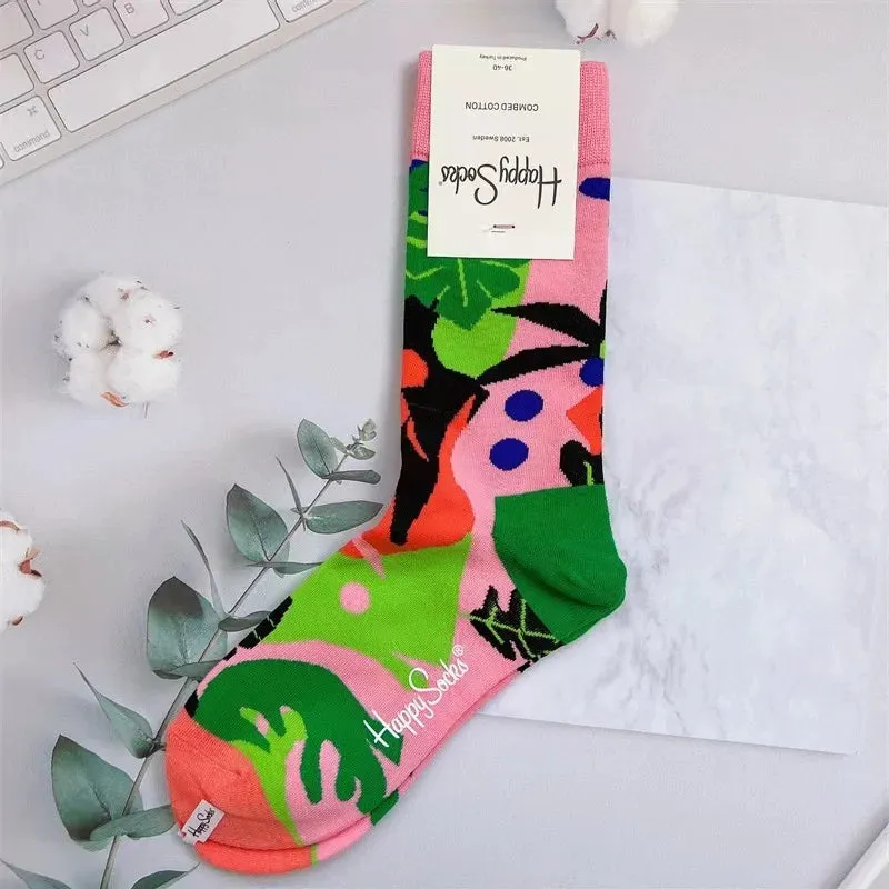 Four Seasons Pure Cotton  Women's Mid-Tube Moisture Wicks And Sweat Sports Socks