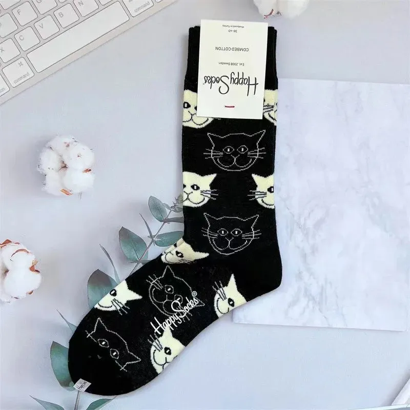 Four Seasons Pure Cotton  Women's Mid-Tube Moisture Wicks And Sweat Sports Socks