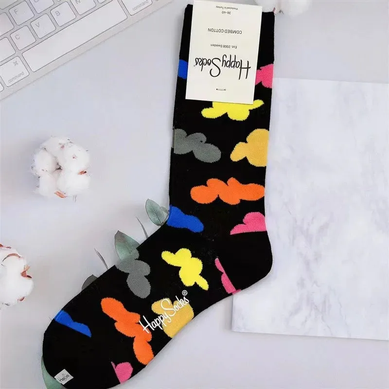 Four Seasons Pure Cotton  Women's Mid-Tube Moisture Wicks And Sweat Sports Socks