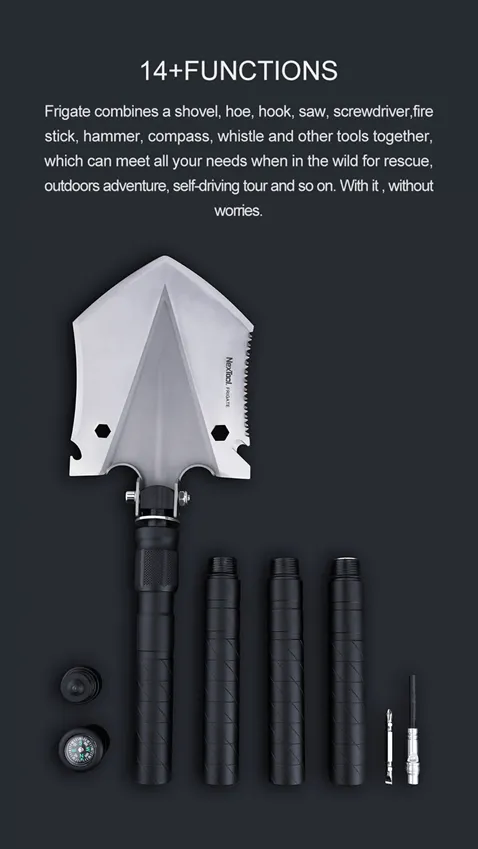 FRIGATE 14-in-1 Folding Shovel MT-30