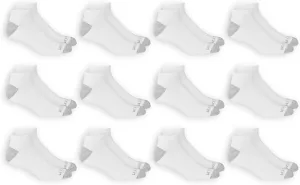 Fruit of the Loom Men's Dual Defense Low Cut Socks (12 Pack)