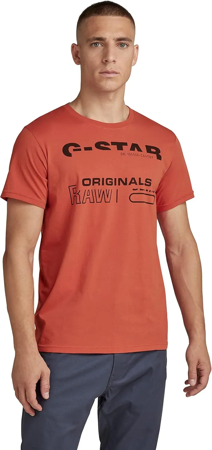 G-STAR Men's Logo Raw. Holorn Short Sleeve T-Shirt