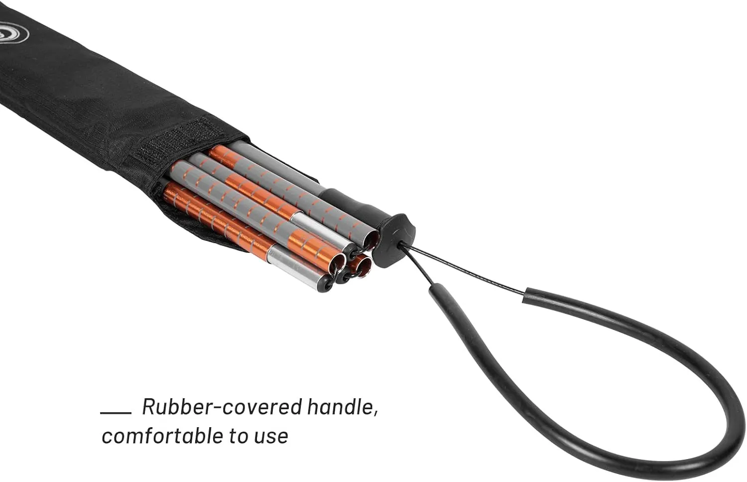 G2 GO2GEHTER 7075 Aluminum Alloy 270cm Backcountry Avalanche Rescue Probe with Storage Bag, Folding Design, Easy to Storage and Carry (3 Color Available)