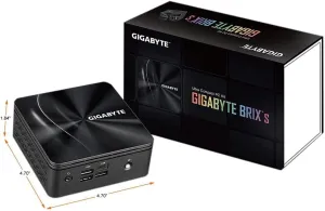 Gigabyte BRIX GB-BRR7H-4800-BWUS Ultra Compact PC Kit (AMD Barebone, Includes RYZEN R7-4800U CPU)