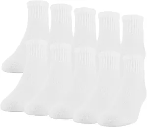 Gildan Men's Active Cotton Ankle Socks, 10-Pairs