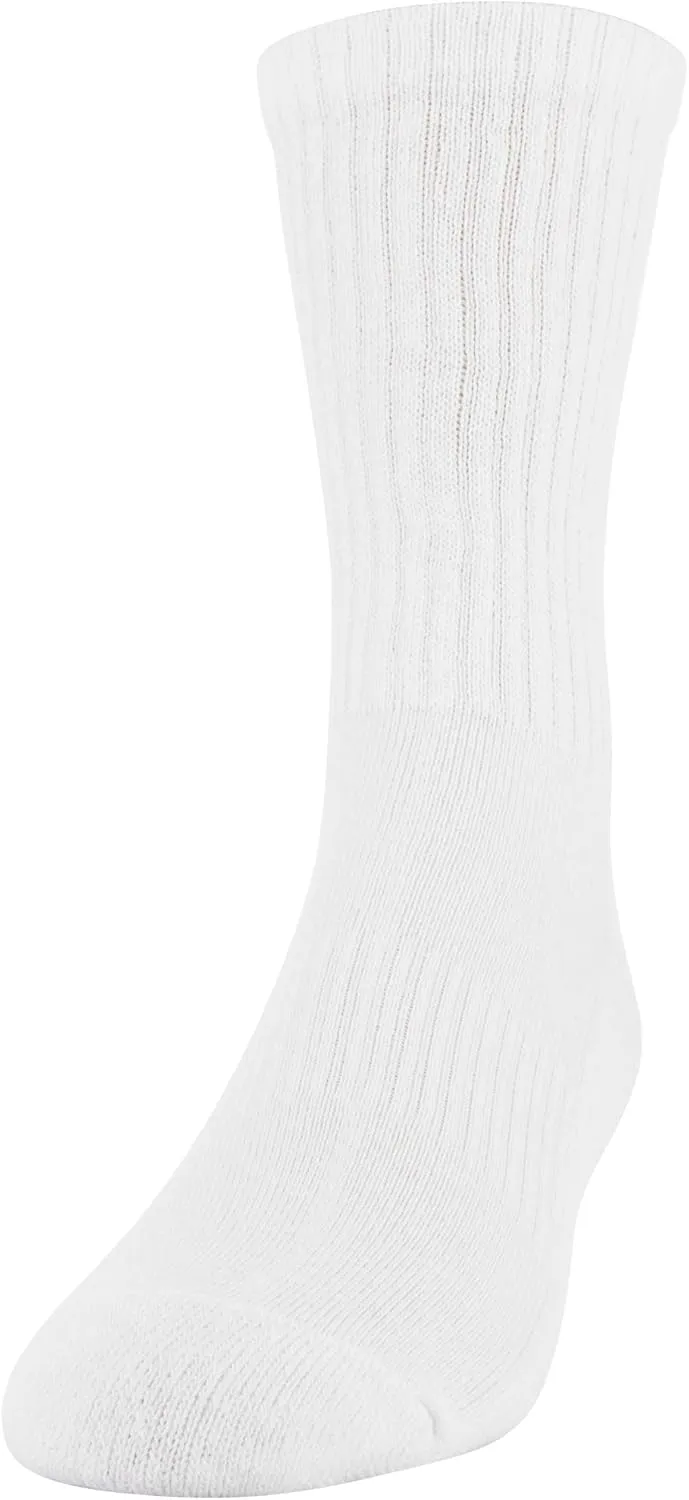 Gildan Men's Active Cotton Crew Socks, 10-pairs
