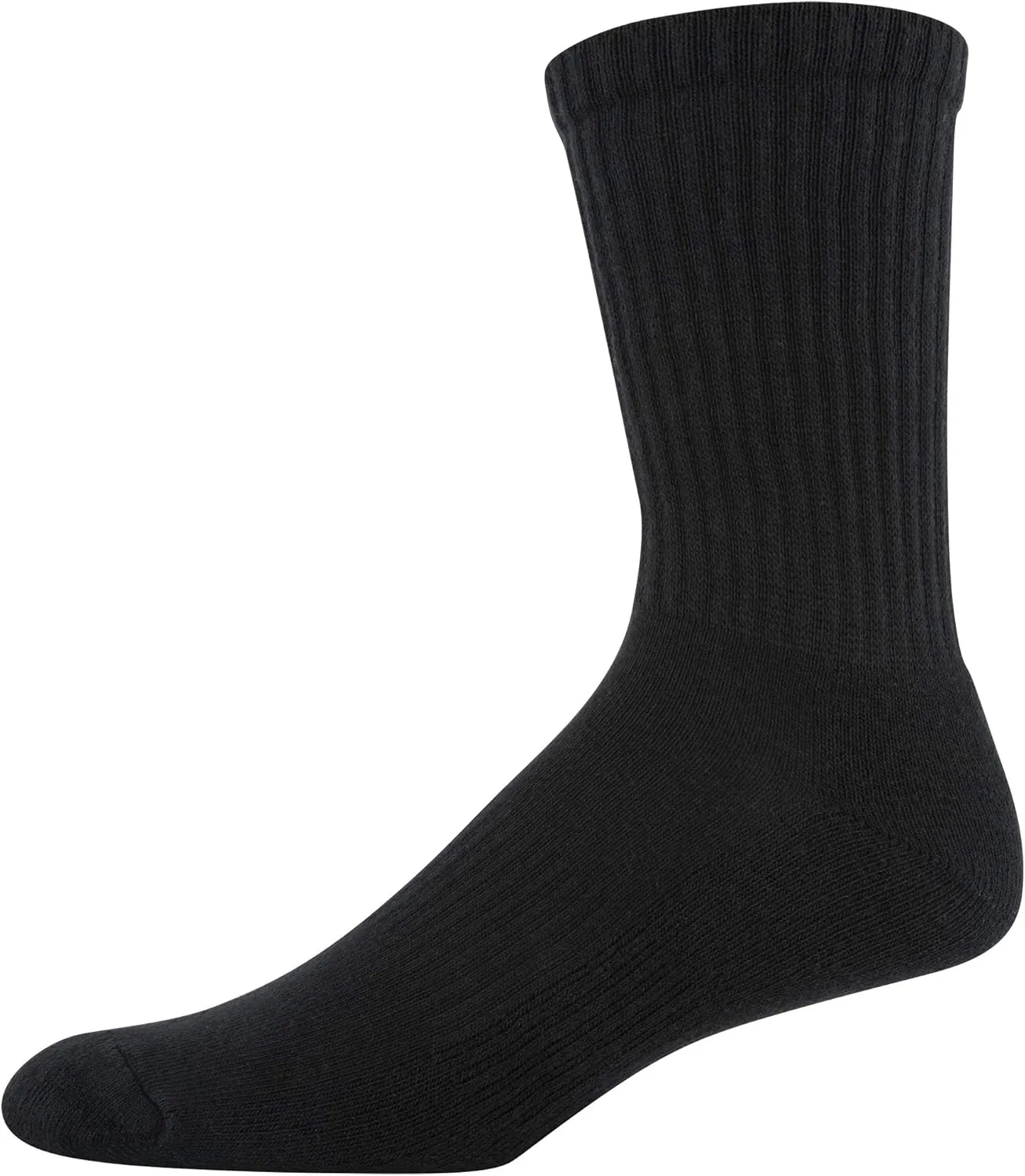 Gildan Men's Active Cotton Crew Socks, 10-pairs