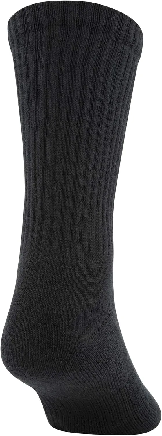Gildan Men's Active Cotton Crew Socks, 10-pairs