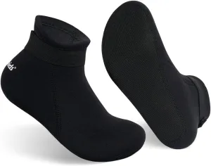 Gogokids 3mm Neoprene Wetsuit Socks for Kids, Keep Warm Toddler Water Socks, Anti-Scratch, Non-Slip, and Anti-Scald