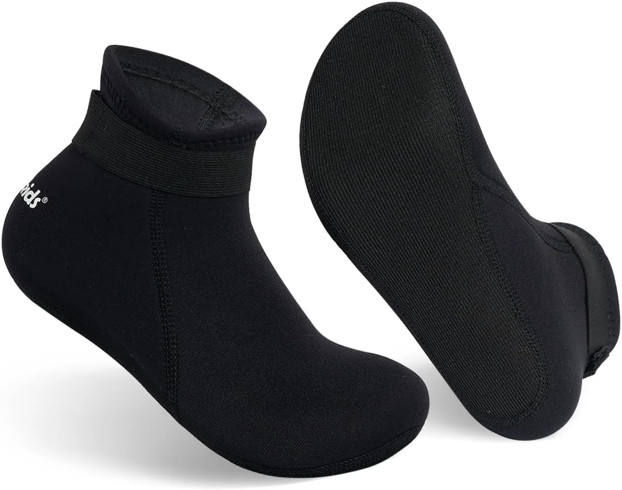 Gogokids 3mm Neoprene Wetsuit Socks for Kids, Keep Warm Toddler Water Socks, Anti-Scratch, Non-Slip, and Anti-Scald