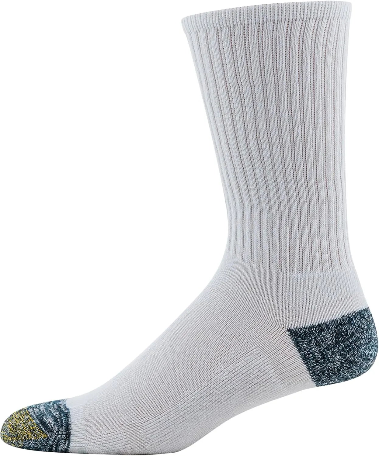 GOLDTOE Men's FIT TEC Cushion Crew Socks, 6-Pairs