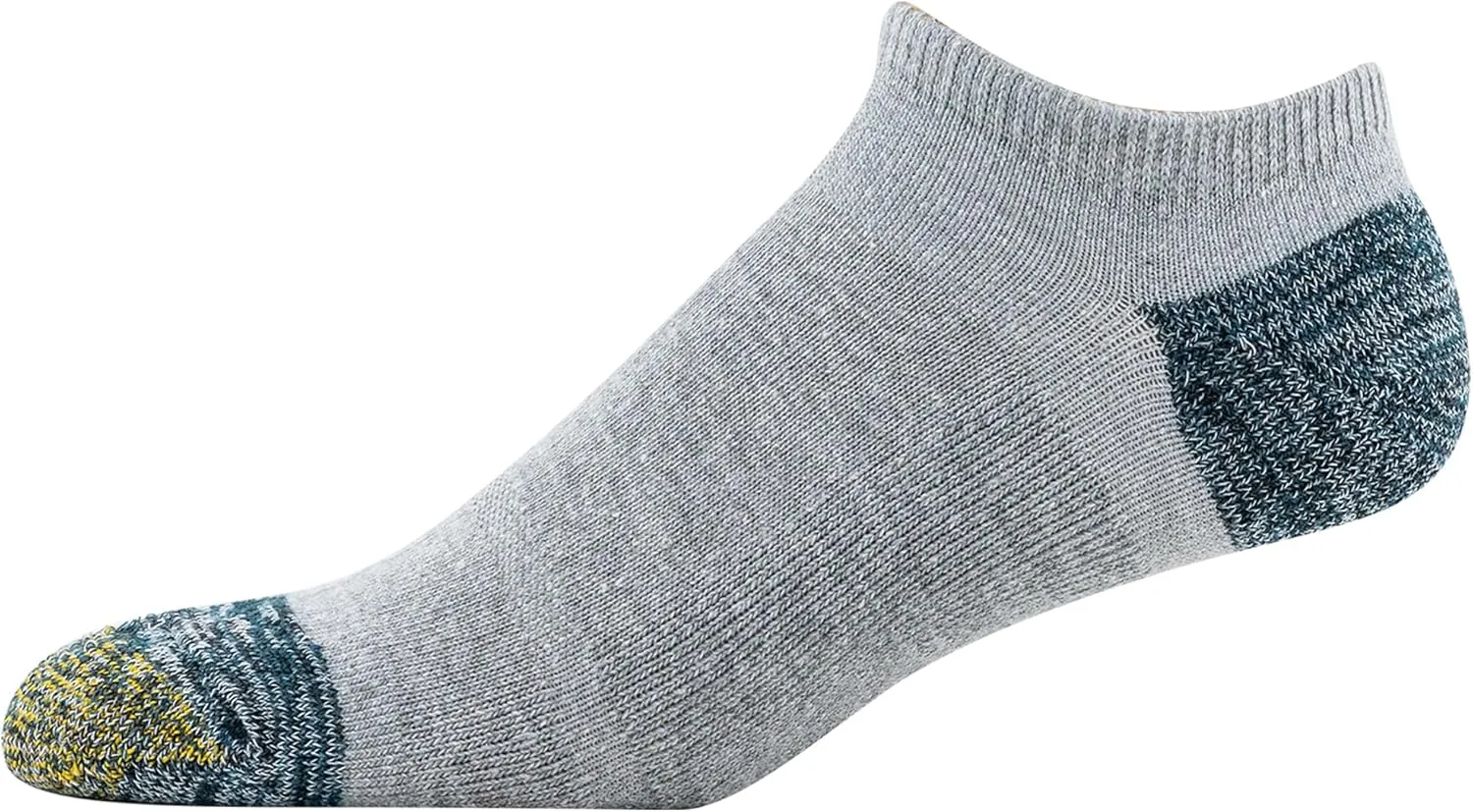 GOLDTOE Men's FIT TEC Cushion No Show Socks, 6-Pairs