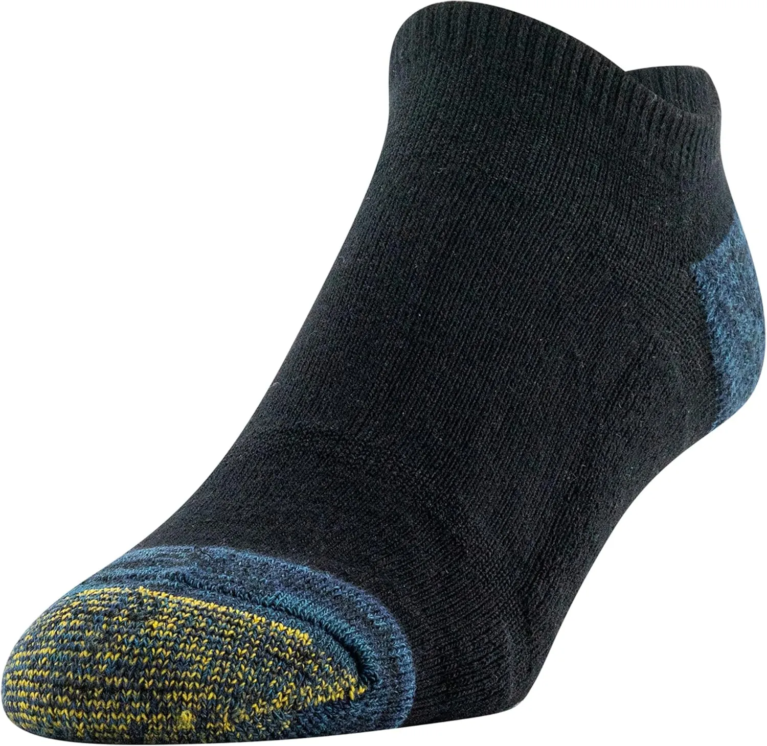 GOLDTOE Men's FIT TEC Cushion No Show Socks, 6-Pairs