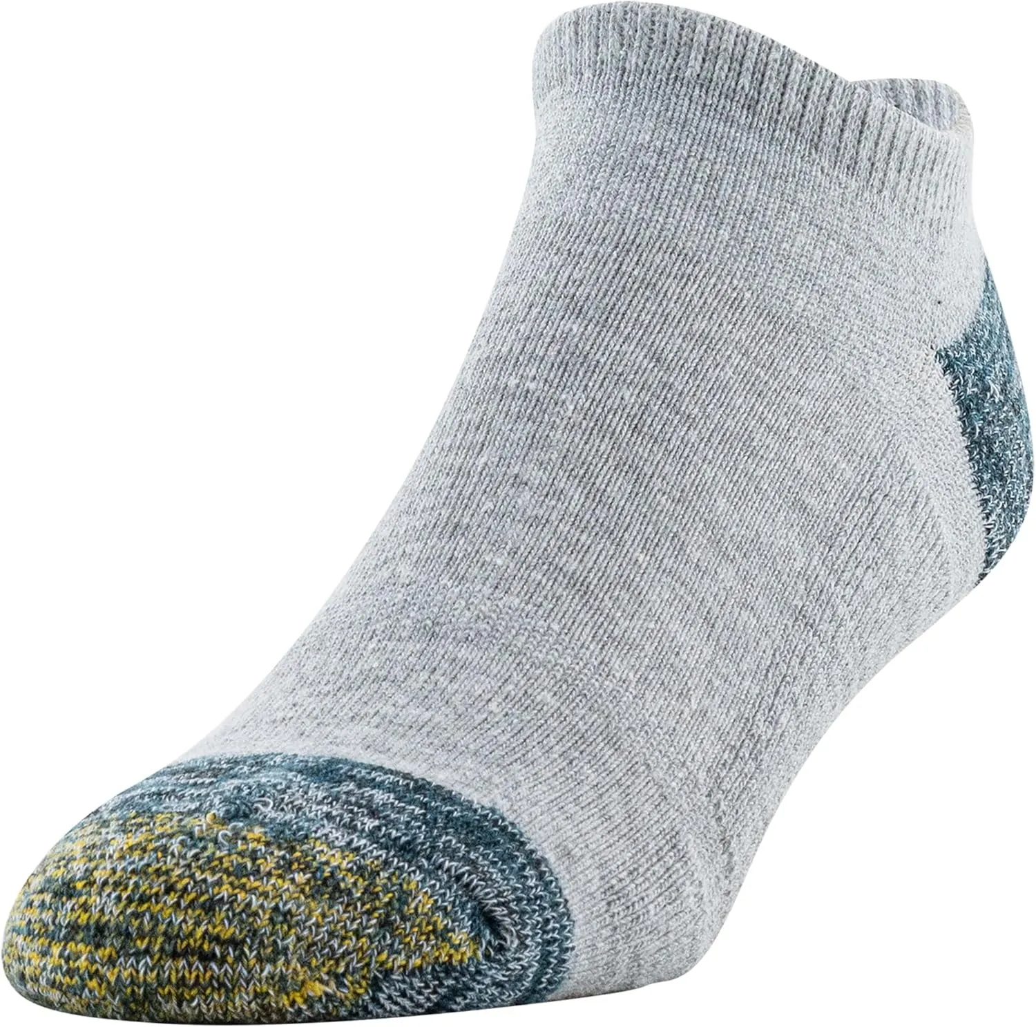 GOLDTOE Men's FIT TEC Cushion No Show Socks, 6-Pairs