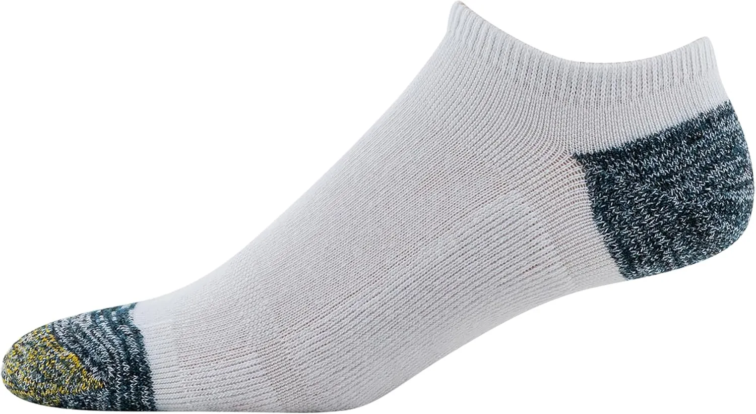 GOLDTOE Men's FIT TEC Cushion No Show Socks, 6-Pairs