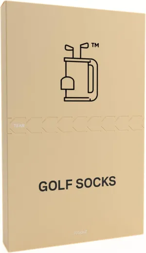 GOLF SOCKS - Quarter Length, Extra Cushioned, Premium Material Blend, Thick Soft Feel, Reinforced Ankle Compression, Motion Support & Stability, Moisture Wicking - 1 Pair