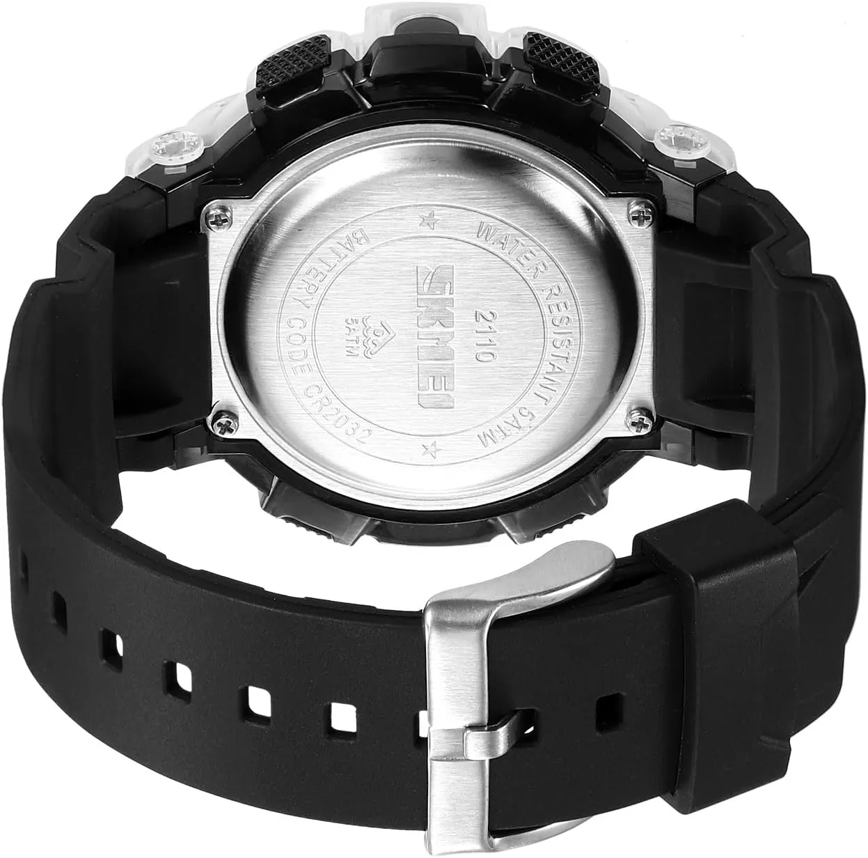 Gosasa Fashion Multifunction Watch for Men Big Dial Outdoor Sport Men's Digital Watches Date Casual Male Wristwatch Waterproof LED Back Light