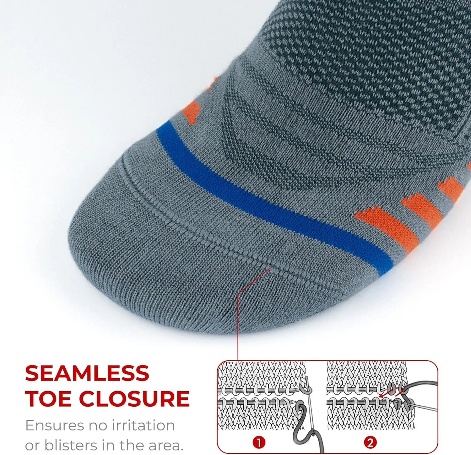 GoWith Running Socks for Men & Women, Rayon Made From Bamboo Ankle Zero-Cushion Socks, Moisture Wicking, with Gift Box