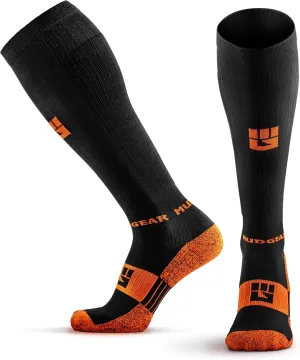 Graduated Compression Socks, Durable, Sweat-Resistant OCR Performance Socks with Cushioned Footbed, Made in USA