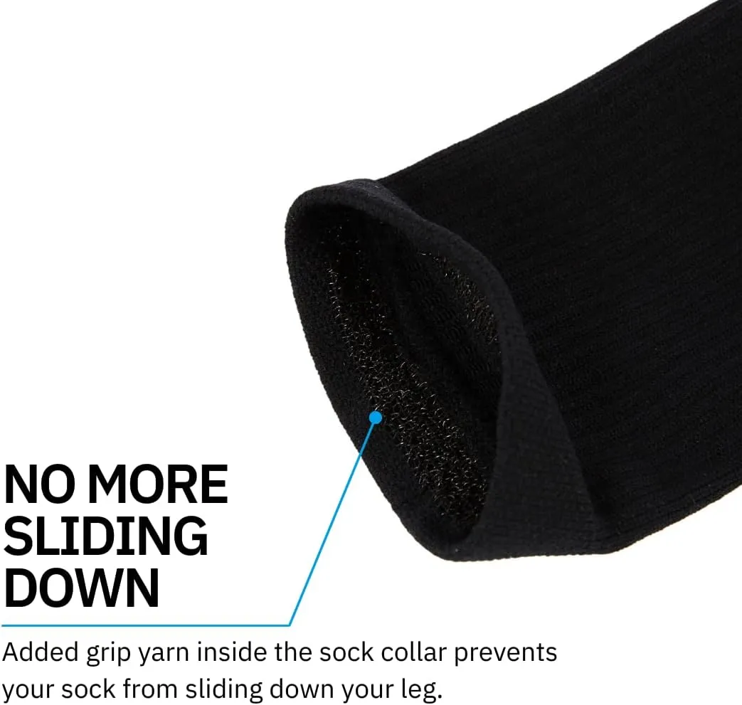 Grip Socks for Soccer for Men & Women - Non Slip Soccer Grip Socks - Athletic Football Sock with Advanced Grips