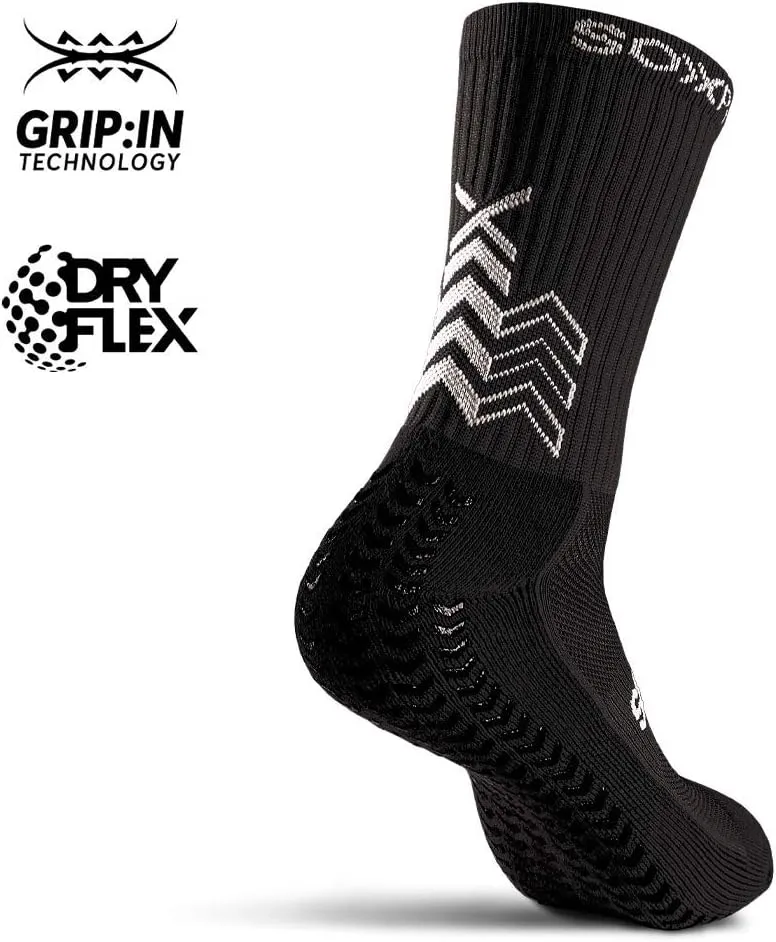 Grip Socks Perfect Soccer, Basketball, Anti-Slip socks for Rugby Running & other Sports