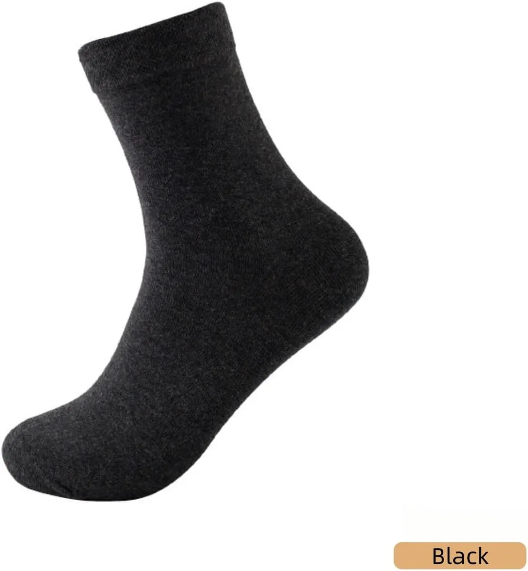 Grounding Socks with Silver Fiber - Anti Odor & Moisture Wicking, Static Dissipative Earthing Socks for Indoor/Outdoor Use, Works with Grounding Shoes/Mats/Sheets (4 Pairs)