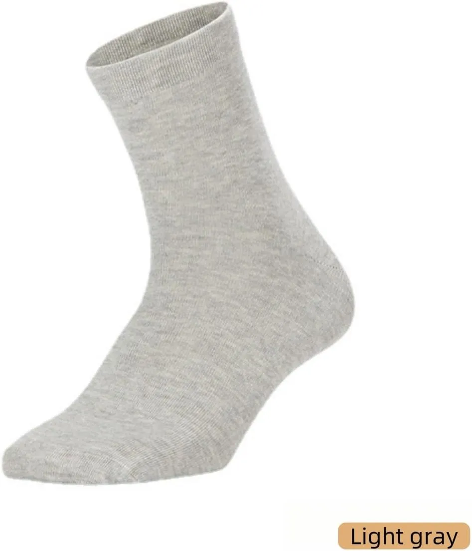 Grounding Socks with Silver Fiber - Anti Odor & Moisture Wicking, Static Dissipative Earthing Socks for Indoor/Outdoor Use, Works with Grounding Shoes/Mats/Sheets (4 Pairs)