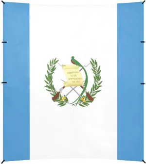 Guatemala Flag Beach Canopy UPF50 Lightweight Large Portable Sun Shelter with Sandbags & Sand Shovel for Camping, Picnics, Backyard & Fishing
